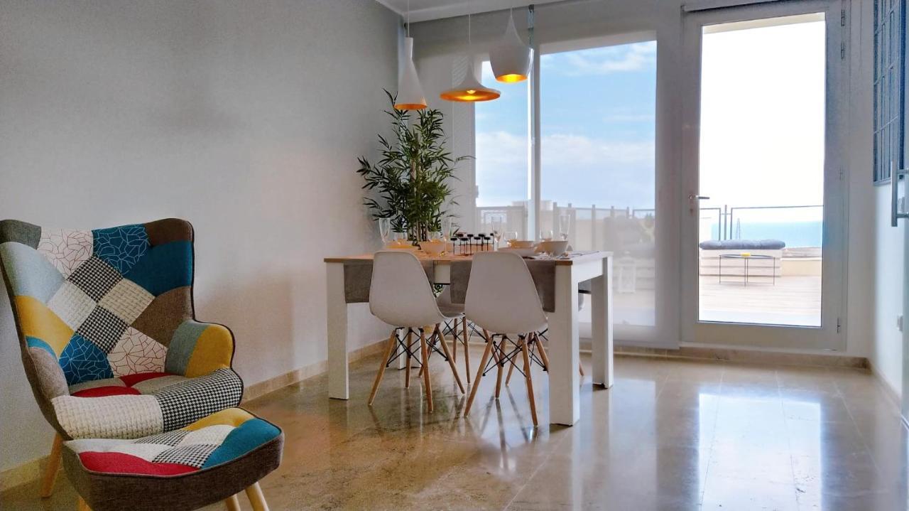 Peñíscola Casa La Xiqueta Playa,160M2,Vistas Al Mar+Wifiヴィラ エクステリア 写真